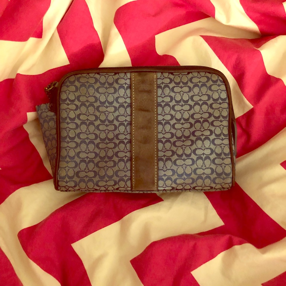 Coach makeup bag